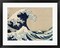 Framed Art The Great Wave of Kanagawa by Katsushika Hokusai Wall Decor 18x24 Artwork